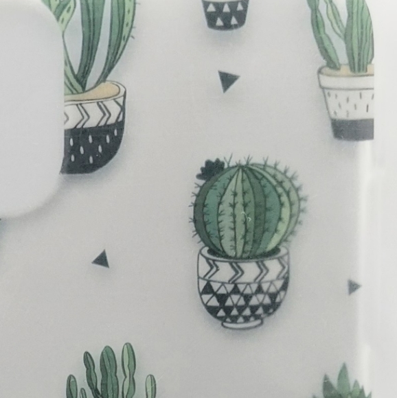 IPhone 11 Case // Transparent Cactus print - Picture 3 of 3